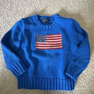 Ralph Lauren polo kids American flag sweater